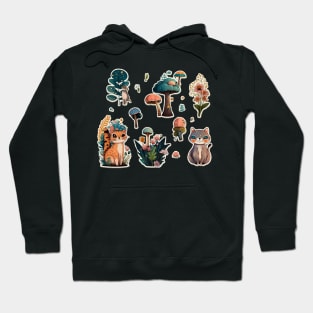 Cute nature sticker pack Hoodie